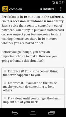 Zombien android App screenshot 1